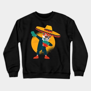 Cowboy Dance Dab Skull Skeleton Crewneck Sweatshirt